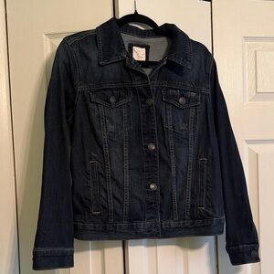 LC Lauren Conrad Dark Indigo Denim Jacket